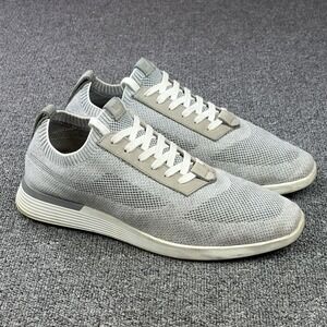 Wolf & Shepherd Supreme Knit Derby Soft Shoes Comfort Mens Size 10 M Gray White